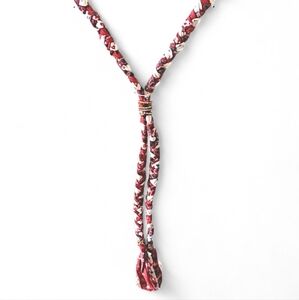 ZARA Beaded Braided Woven Necklace